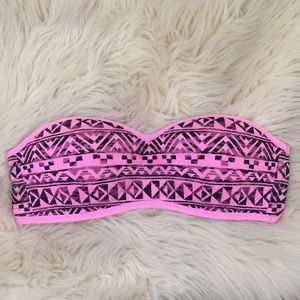 NWT PINK Victoria's Secret Bandeau Bra